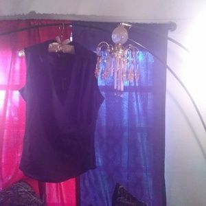 Express  black sleeveless top